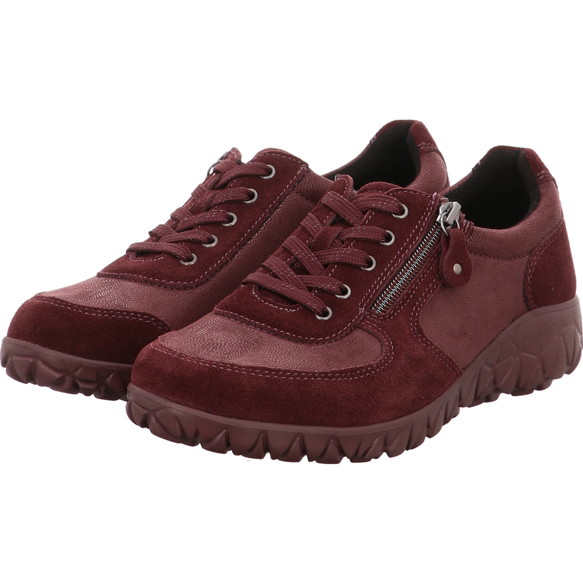Waldläufer Schnürschuh Havy bordo