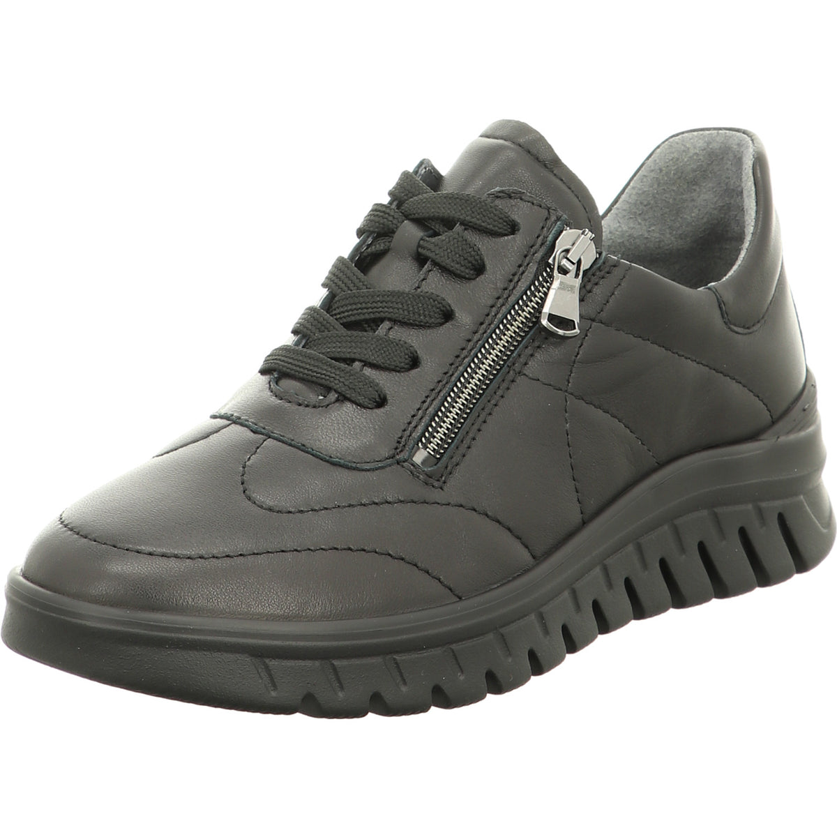 Waldläufer Schnürschuh K-Becky schwarz