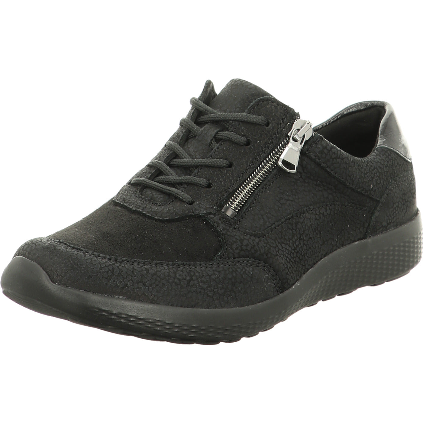 Waldläufer Schnürschuh K-Ira schwarz