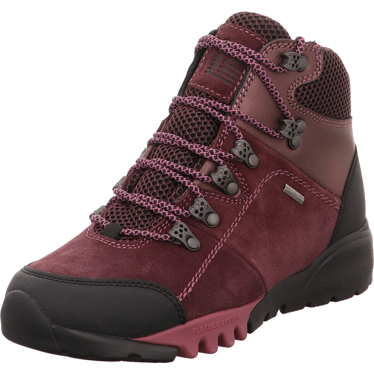 Waldläufer Wanderschuh H-Amiata bordo