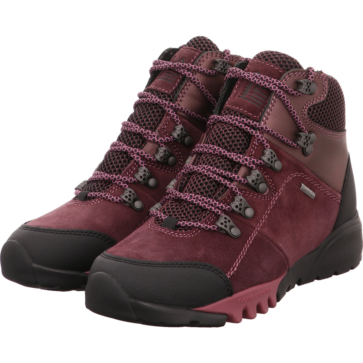 Waldläufer Wanderschuh H-Amiata bordo