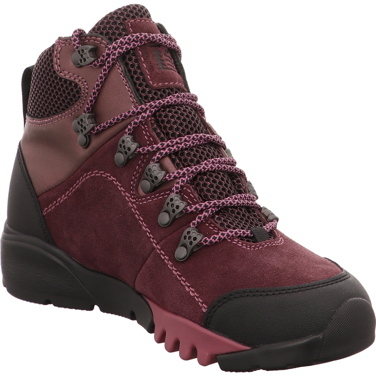 Waldläufer Wanderschuh H-Amiata bordo