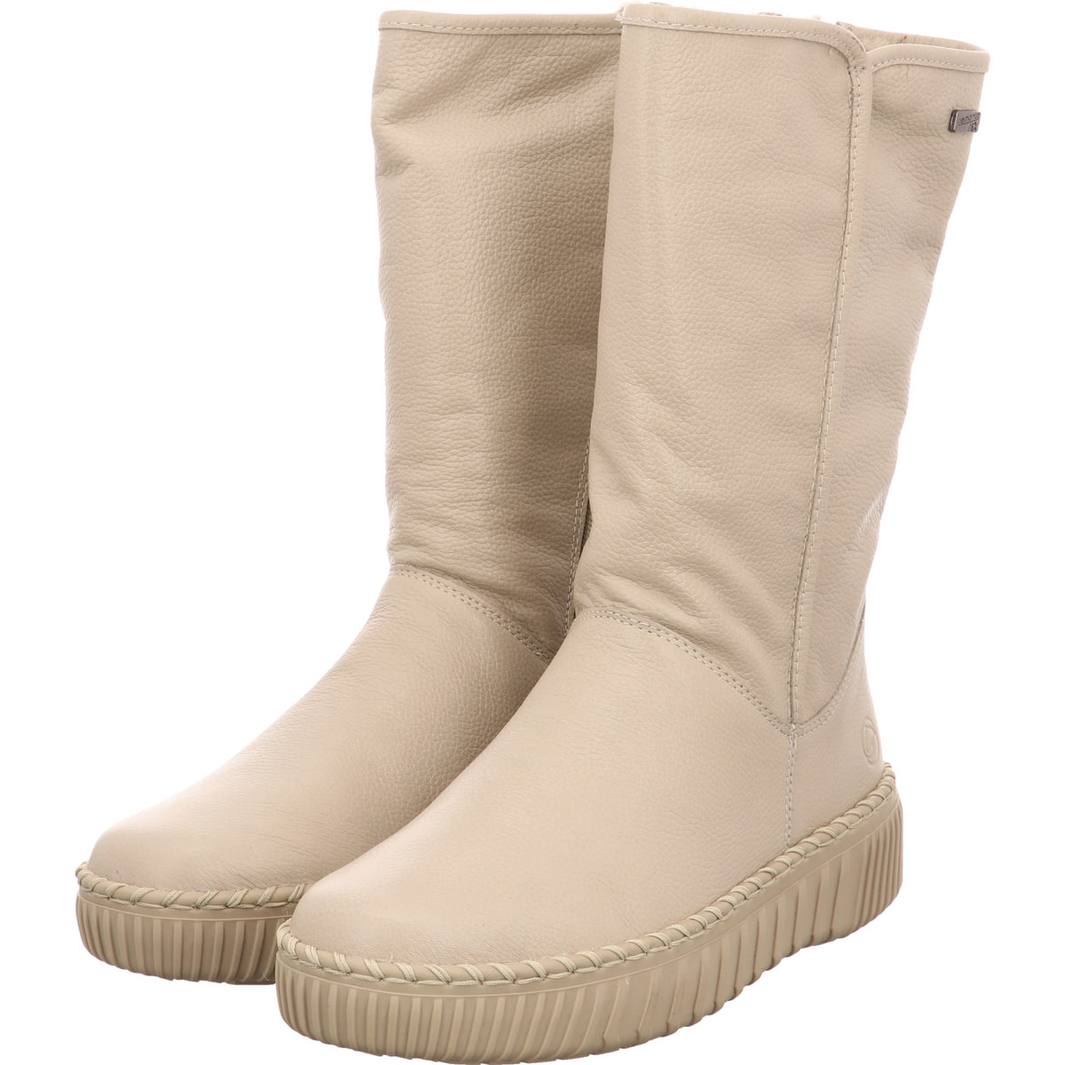 Remonte Stiefel Langschaft offwhite