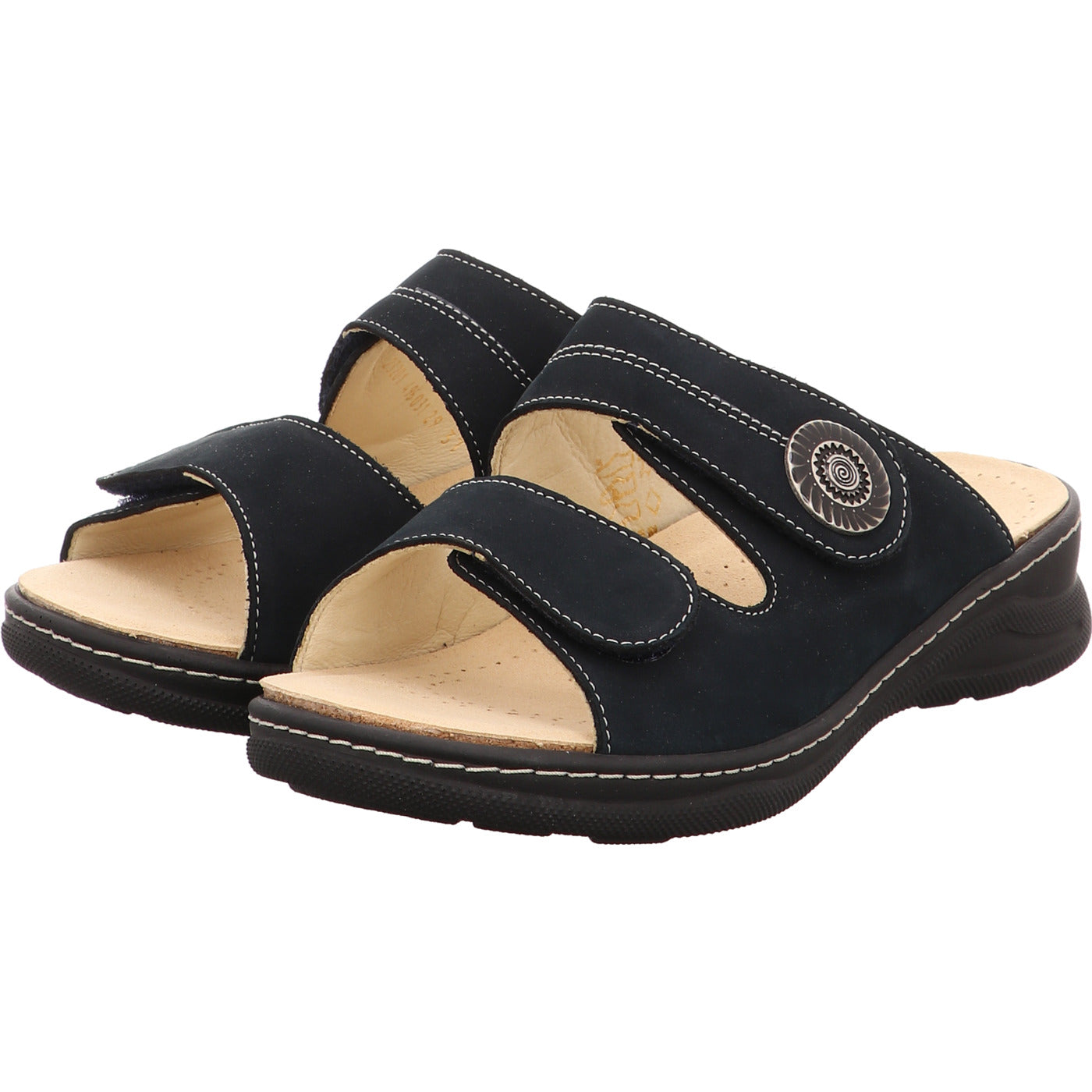 Fidelio Pantolette Ortho+ blau
