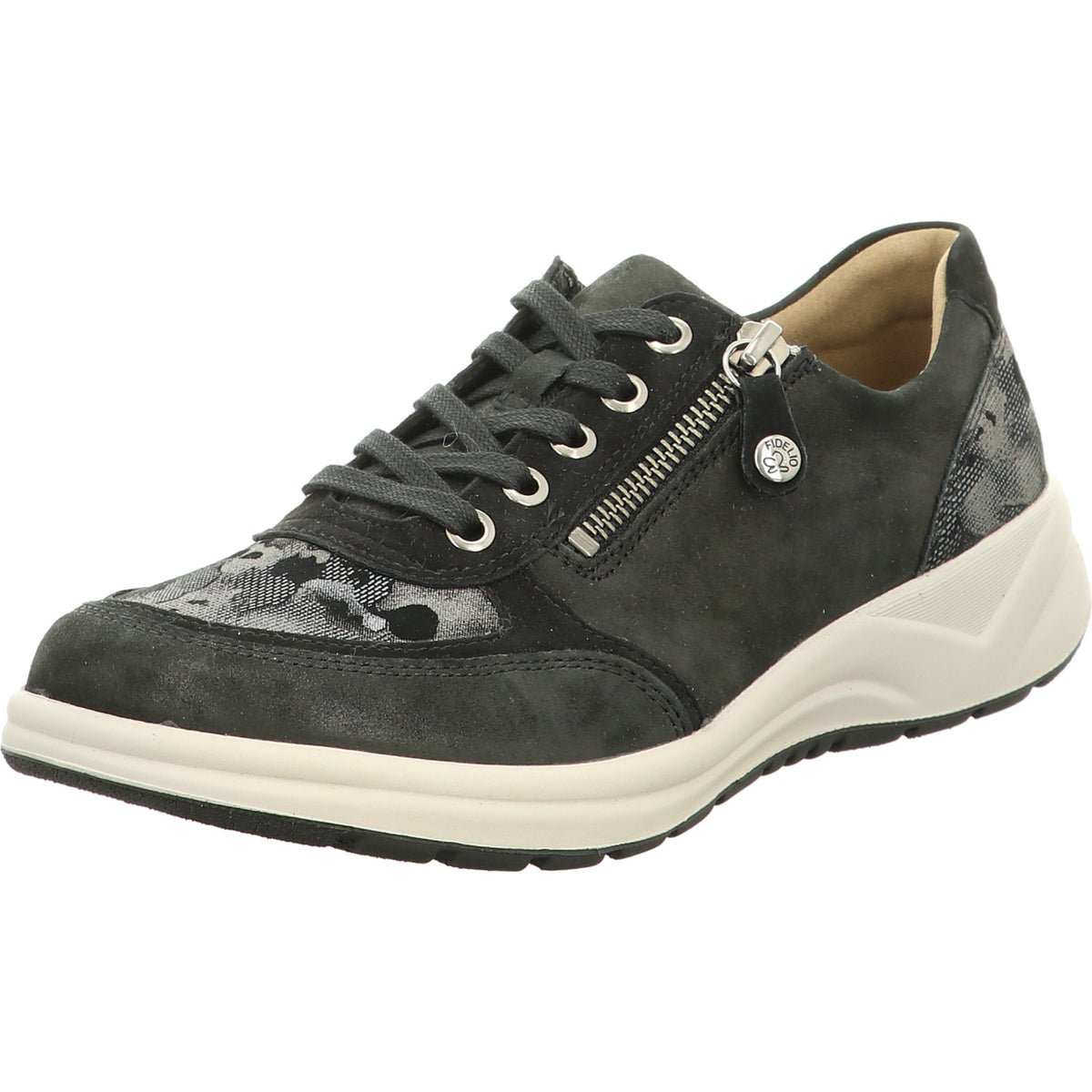 Fidelio Schnürschuh Hiker schwarz