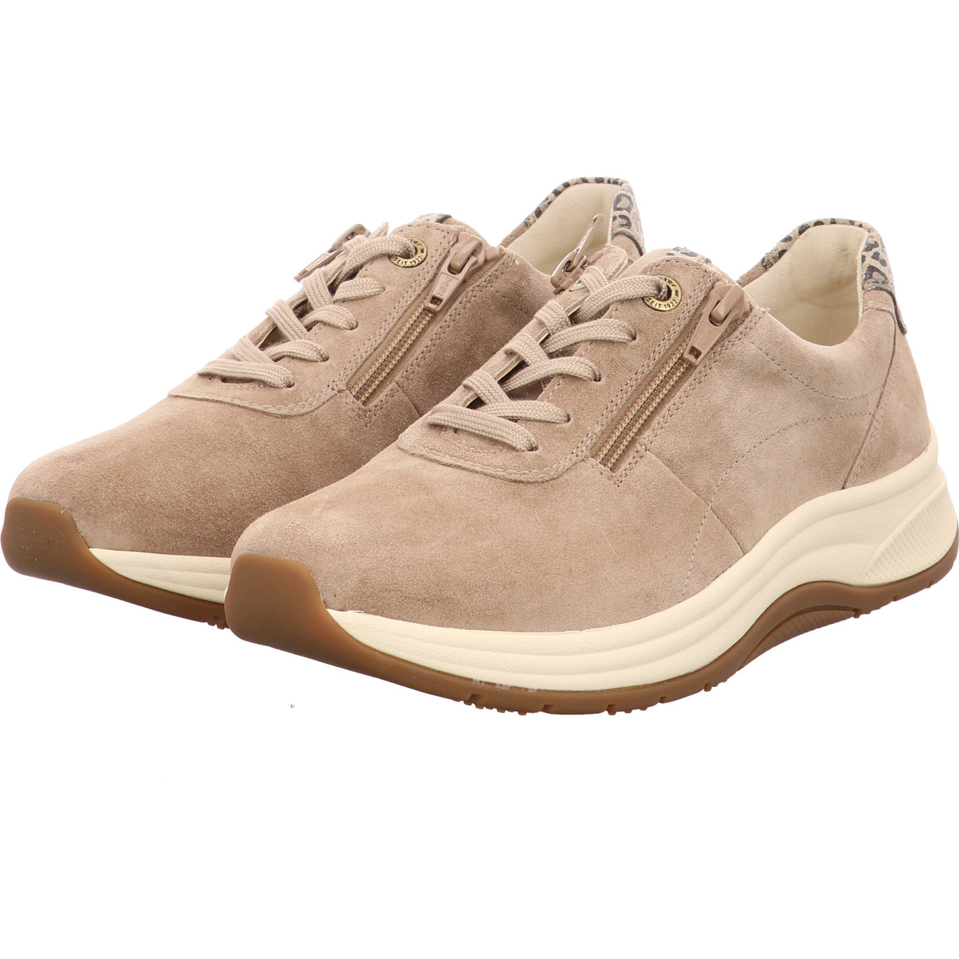 Ganter Schnürschuh beige