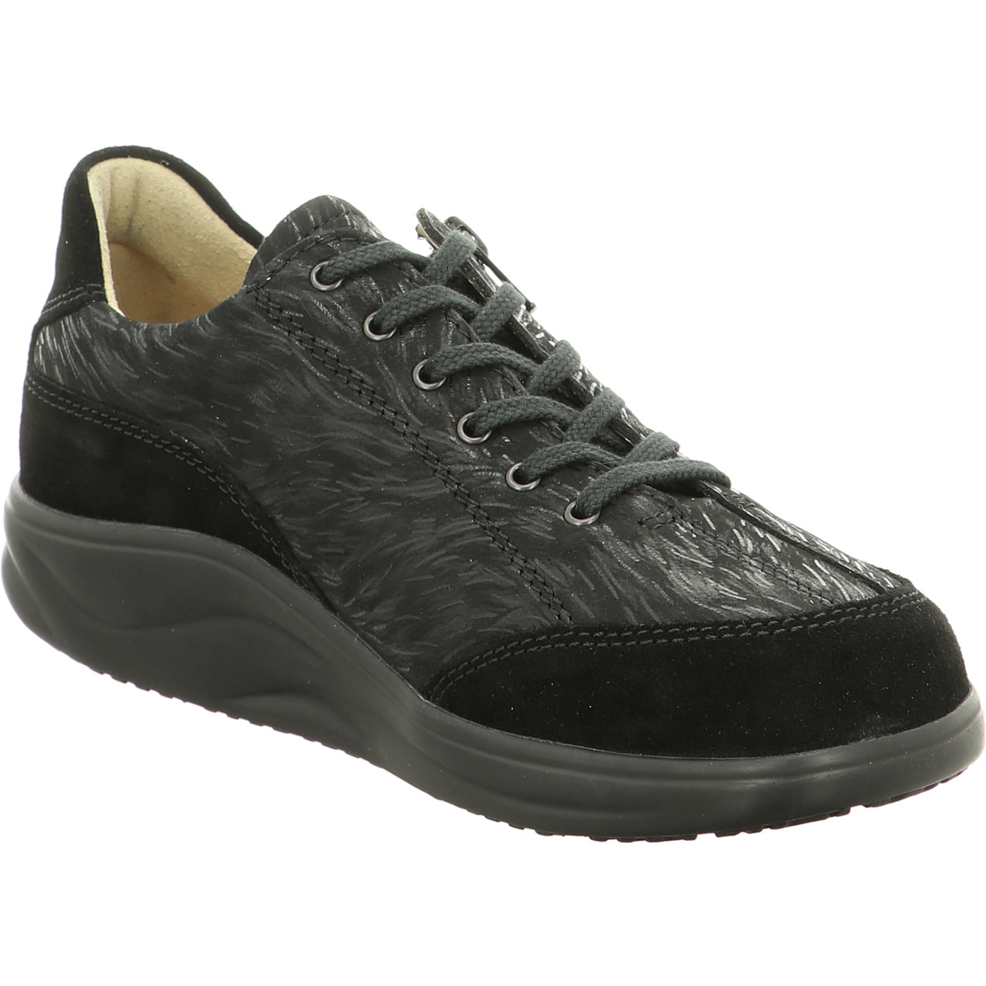 FinnComfort Schnürschuh Otaru schwarz