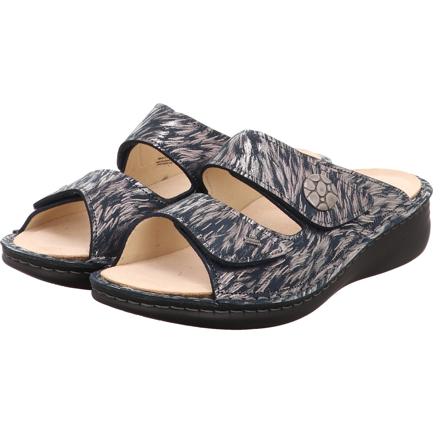 FinnComfort Pantolette MOOREA blau
