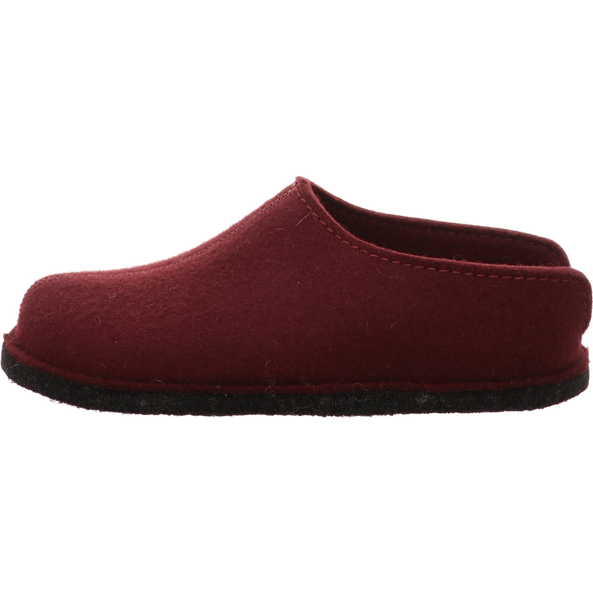 Haflinger Hausschuh Flair smiley bordo