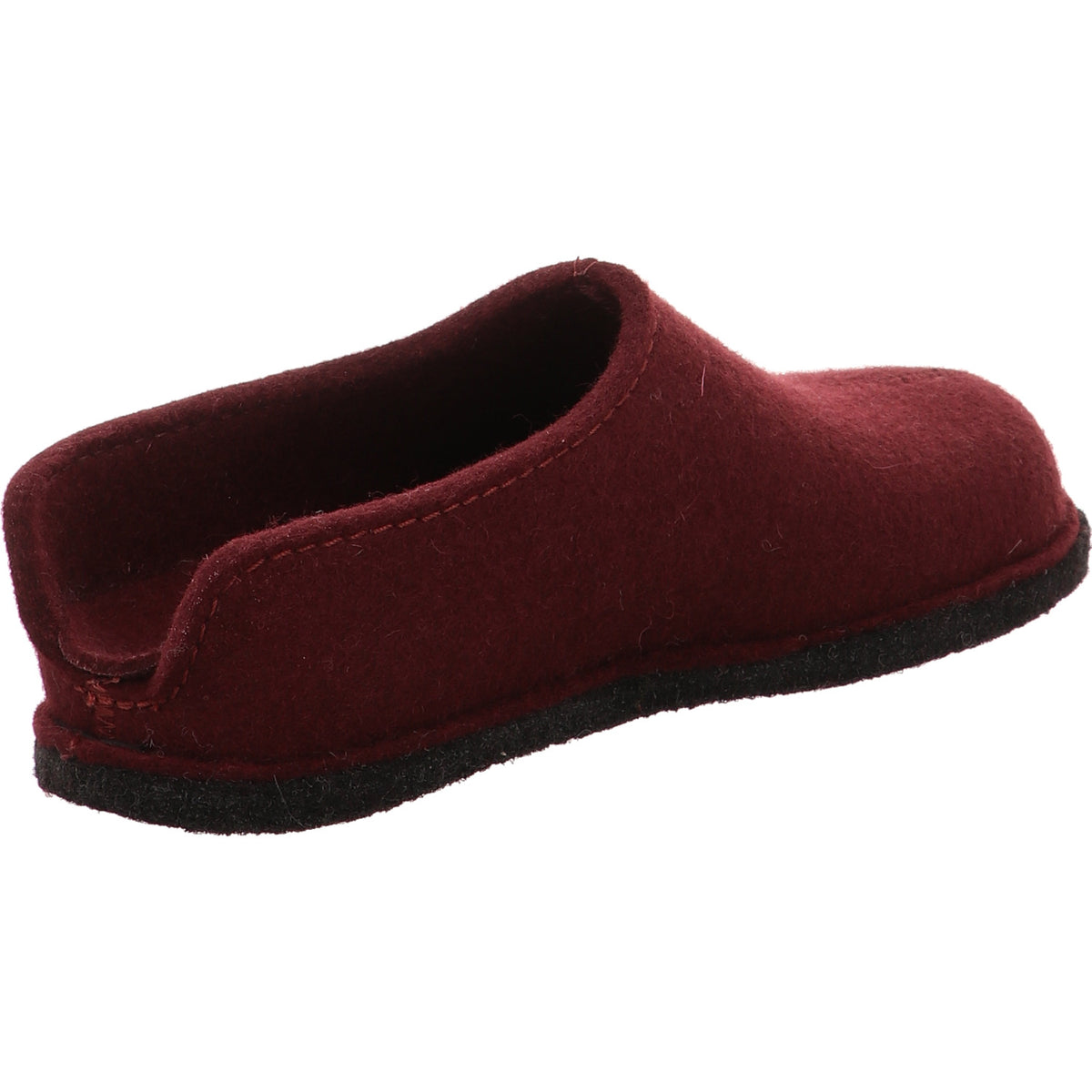 Haflinger Hausschuh Flair smiley bordo