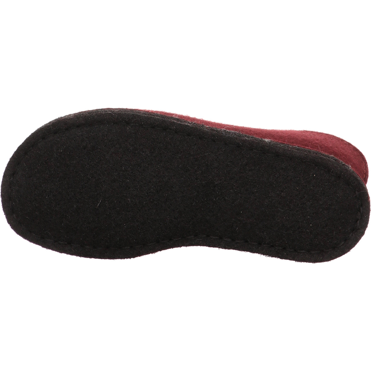 Haflinger Hausschuh Flair smiley bordo