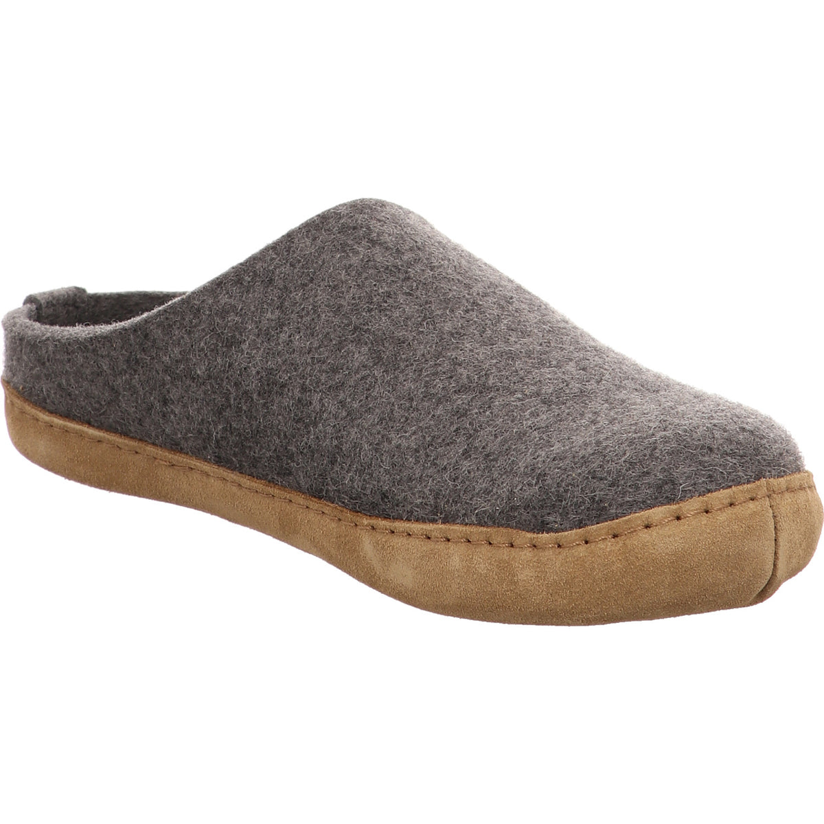 Haflinger Hausschuh Emils Toffel grau