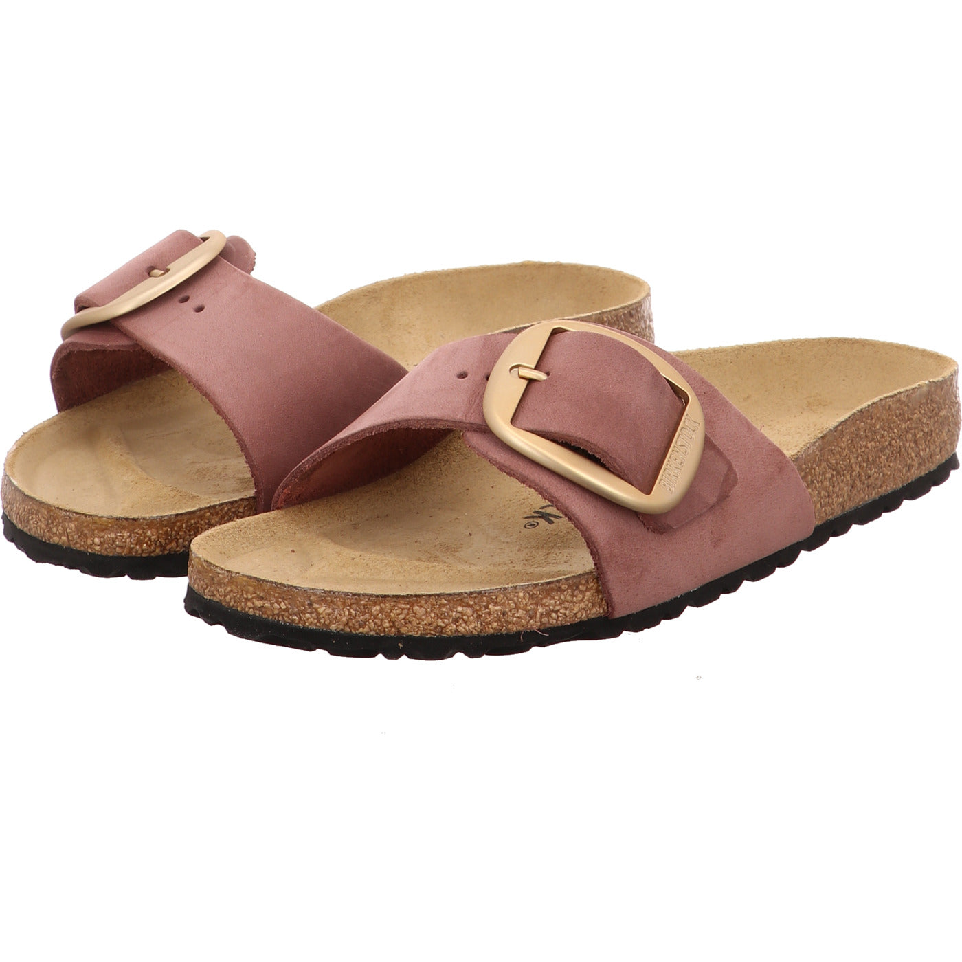 Birkenstock Pantolette Madrid Big Buckle bordo