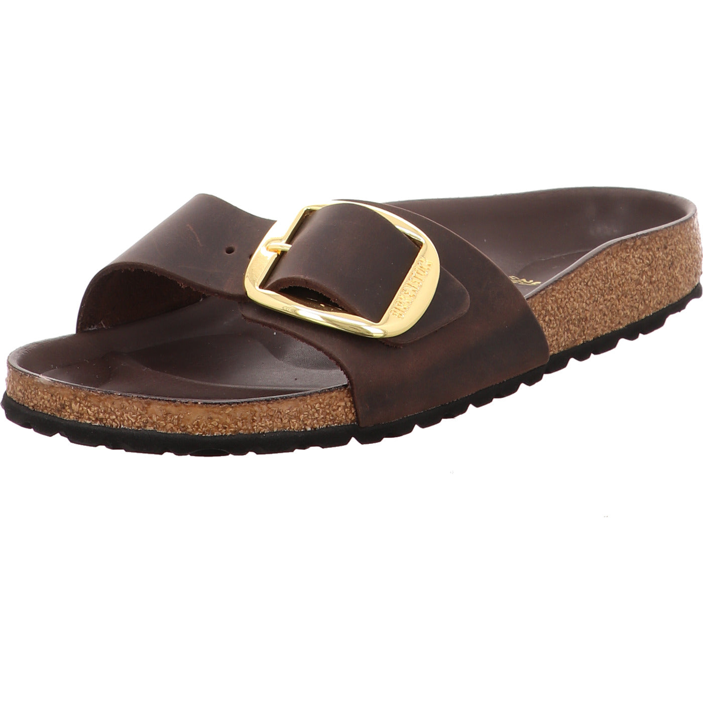 Birkenstock Pantolette Madrid Big Buckle braun