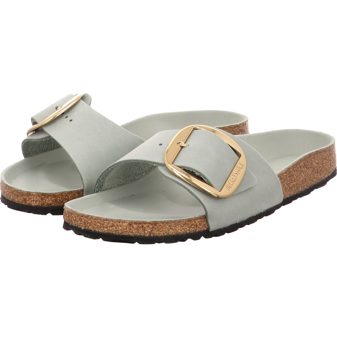Birkenstock Pantolette Madrid Big Buckle grün