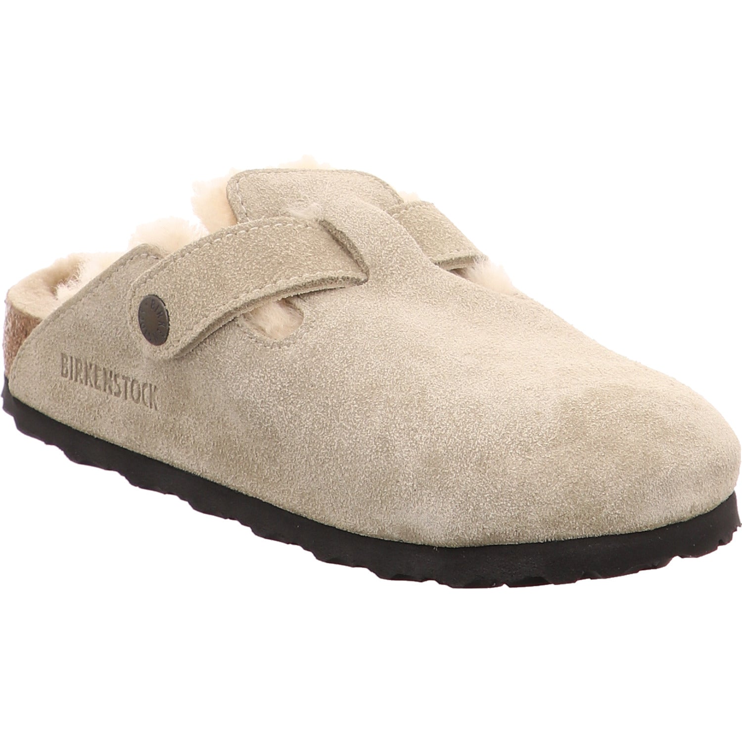 Birkenstock Clog Boston VL/ Shearling beige